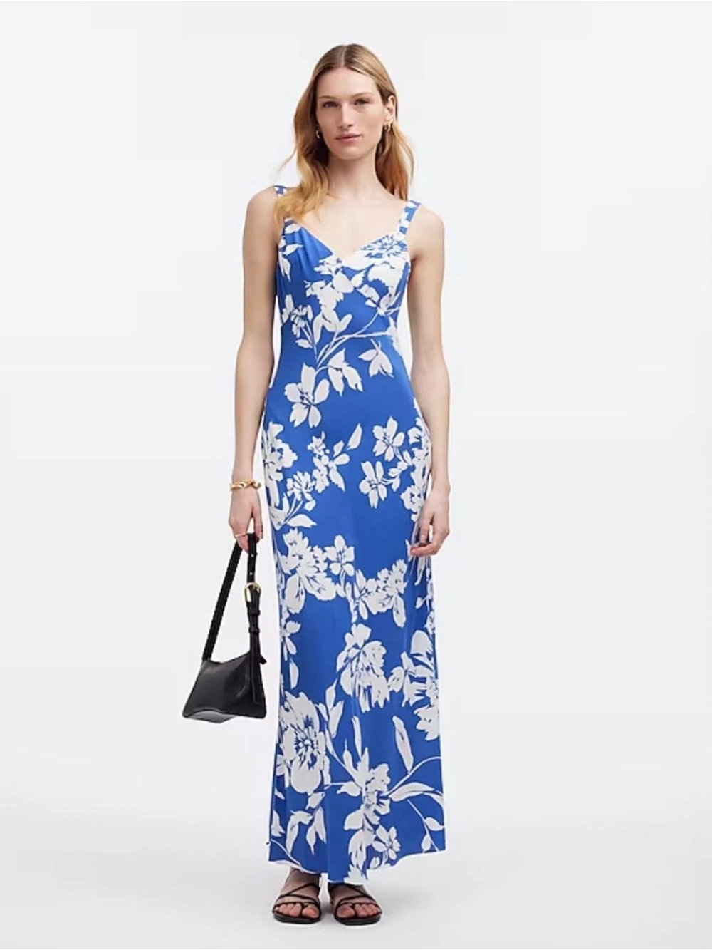NWT Madewell Tank Maxi Dress in Floral